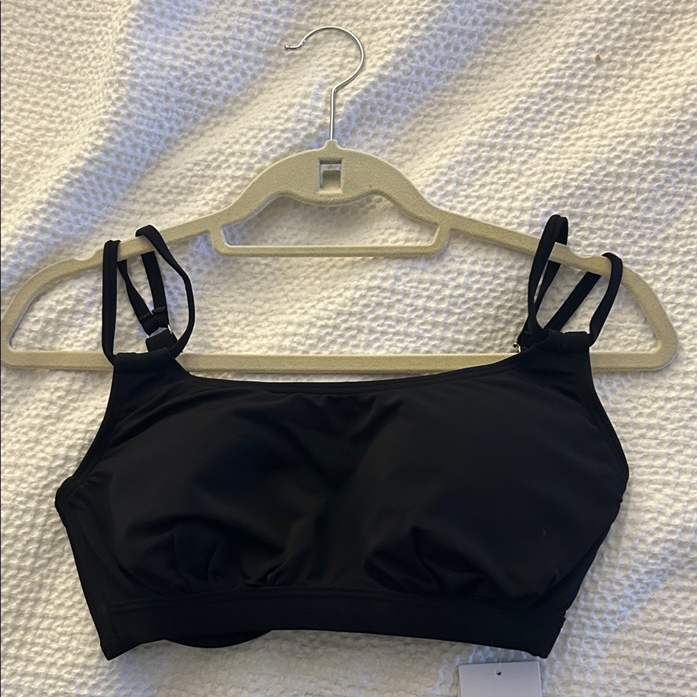 NWT Amazing Black Bikini Top (Adjustable & Supportive) by Sunsets